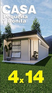 4x14 Meter Beautiful and Small House
