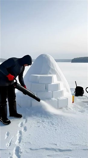 Building an Igloo.