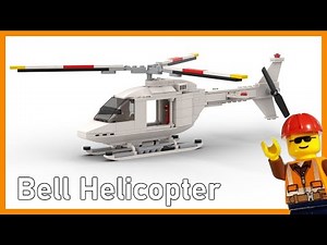LEGO White Bell Helicopter MOC (Building Instructions)