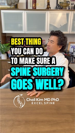 Best Thing To Make Sure Spine Surgery Goes Well