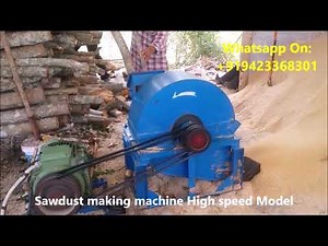 INDIA'S TOP Wood Crusher Machines for Efficient Sawdust Making
