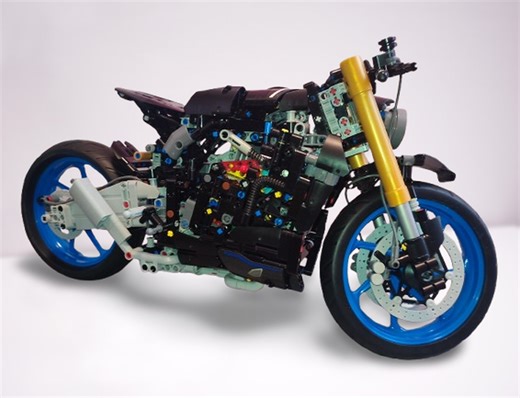 MOC yamaha LEGO 42159 GeCo Pure Retro Elegance