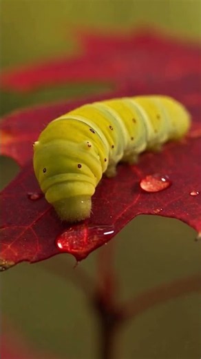 THE INCREDIBLE LIFE CYCLE OF A ROSY MAPLE MOTH! 🦋
