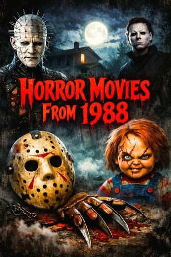 1988 - SCARIEST Horror Movies Of The Decade? 😱 | What's Your Favorite From That Year? 🎃 #short