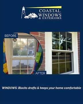 Spring Window Replacement in Wrenham MA — Before & After #shorts