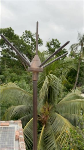 Benefits of installing lightning protection pins on the roof of the house #agriculture #reels #vi...
