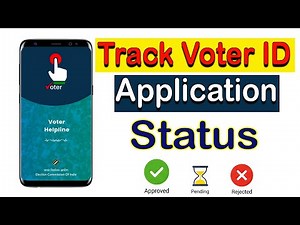 How to Check Application Status in Voter Helpline App | Track Voter ID | Help in Tamil #vote