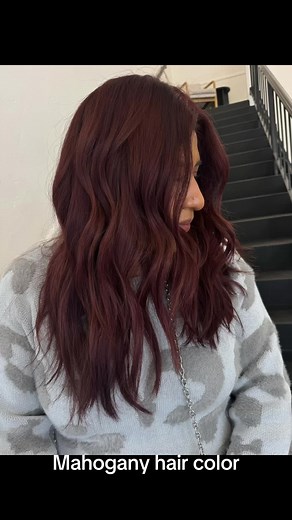 Mahogany Hair Transformation with Matrix Color Sync