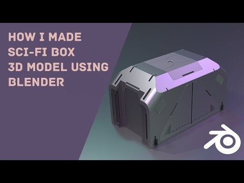 Box Cutter Tutorial Blender | Sci-Fi Concept Device Modeling in Blender