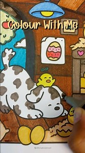 Colour with me (ASMR) 🎨💜 'Cozy Cuties' by Coco Wyo using Markers ✏️ 12 #coloring #asmr