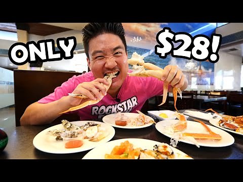 All You Can Eat CRAB LEGS and SUSHI at the BEST ASIAN BUFFET in LA!
