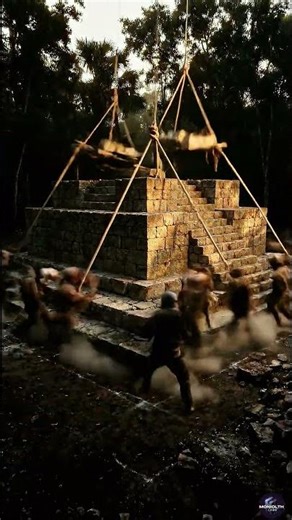How the Mayan Pyramids Were Built |60s Ancient Construction Timelapse