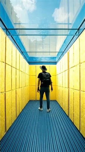 Built Underground Container Room in Luxury Beach Villa Backyard