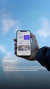 Stay prepared, stay in control. Borrow confidently with Creditspring. 83.1% Representative APR. Credit provided by Inclusive Finance Ltd t/a Creditspring. Loans are subject to status, for over 18s only and T&Cs apply. | Creditspring | Facebook