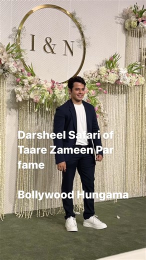 15K views · 268 reactions | Darsheel Safari looks handsome at Ira Khan and Nupur Shikhare’s wedding reception | BollywoodHungama.com | Facebook