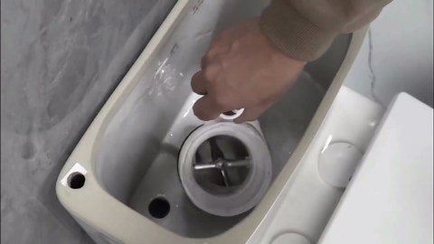 BKK HOME 3" Flush Valve Replacement Fit for One-piece Toilet Cistern Bottom Measures 8 cm for Height in 25.8 cm