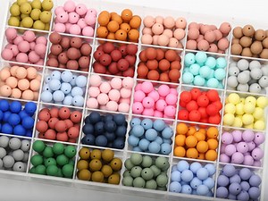 150-600pcs Bulk Silicone Beads, 30colors Mix Wholesale Silicone Beads，9/12/15mm Round Beads，lanyard Beads，bulk Space Beads，beadable Items. - Etsy