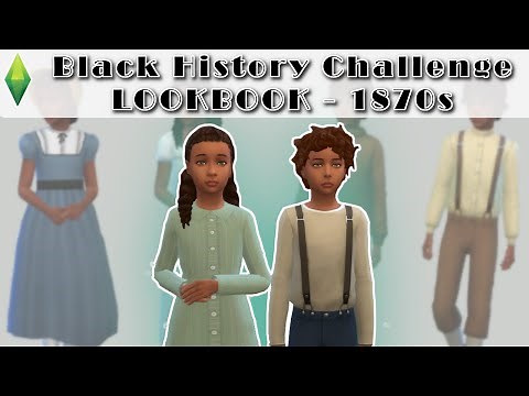 1870s Outfits for Kids! | CC + Links | Sims 4 Lookbook