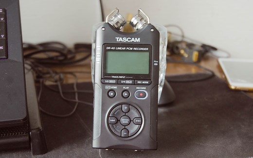 TASCAM DR-40录音笔开箱