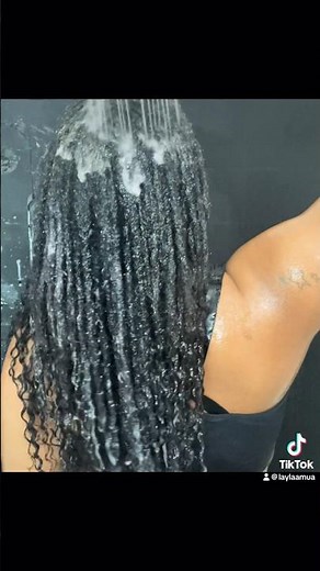 curly ends loc extensions installed by me #locextensions #locs #locsjourney #fypage #dreads