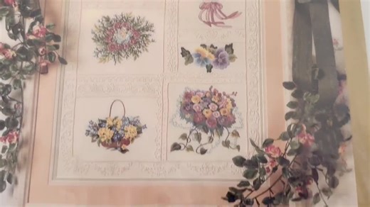 Vintage Candlewicking Embroidery Kit 14 X 18 - Candamar Designs Victorian Nosegay - 90s Embroidery Kit - Vintage Floral Embroidery Kit - Etsy