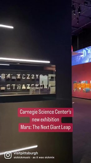 2.2K views · 33 reactions | It’s a Martian invasion! 六‍ Embark on a 300-million-mile journey to Mars with the Carnegie Science Center’s new permanent exhibit Mars: The Next Giant Leap, opening Nov. 19. Explore the red planet, its relationship to earth and the space missions that will get us there ➡️ https://bit.ly/3EIz0zE #LovePGH | Visit Pittsburgh | Facebook