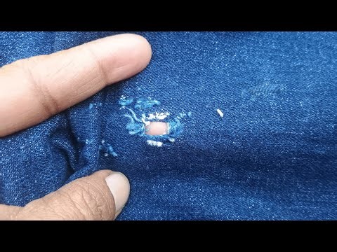 How to Repair a Hole in Jeans | Easy DIY Denim Fix