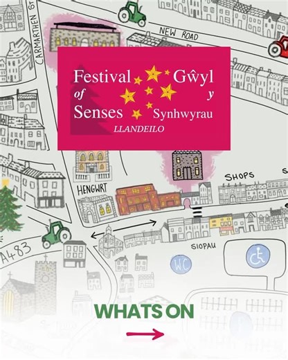 ✨🎄 Your Festival of Senses 2025 Weekend Line-Up with @llandeilofos November- Three festive days, one magical town, here’s what’s happening across Llandeilo: 🔥 Friday 14th (12PM–8PM) – Late-night shopping, live entertainment, and a brand-new fiery show making its festival debut. 🚜 Saturday 15th (10AM–6PM) – Street food, music, and the much-loved Illuminated Tractor Run lighting up the night. 🎅 Sunday 16th (10AM–4PM) – The Santa Run kicks off the morning in true festive spirit, followed by a s