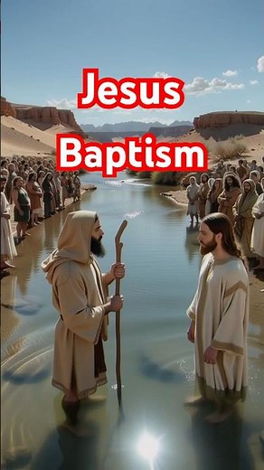 Bible Story: The Baptism of Jesus by John the Baptist