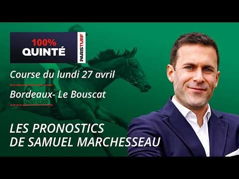 Pronostics Quinté PMU - 100% Quinté du Lundi 27 avril à Bordeaux - Le Bouscat