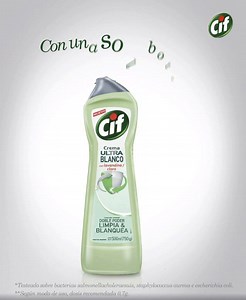 Cuando limpias con Cif Crema la pelota nunca está sucia ⚽ Gracias a su fórmula con una sola botella limpias un montón 💪 | Cif