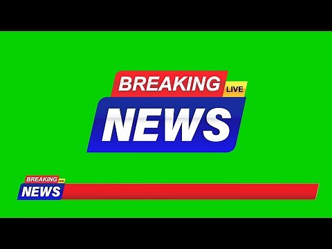 Green Screen Video Breaking News Live Frame For YT Creators
