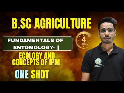 B.Sc Agriculture | Entomology Ecology & IPM Concepts One Shot 🐞🔥 | Full Revision | Viksit Krishi