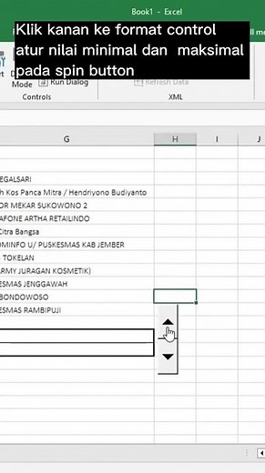 MEMBUAT TOMBOL SPIN BUTTON