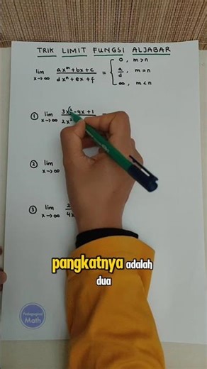 Trik Limit Fungsi Aljabar #fungsialjabar#limitfungsi#limitfungsialjabar
