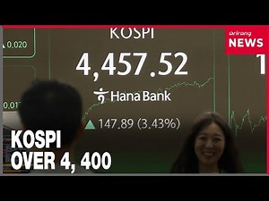 S. KOREA'S KOSPI INDEX HITS OVER 4,400