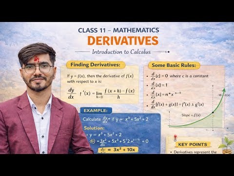 📘 Derivative | Class 11 Mathematics | Complete Chapter Explanation