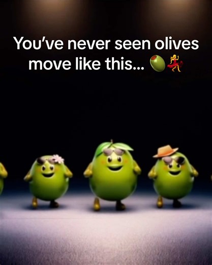 ✨ You’ve never seen olives move like this… Straight from Tunisia to your screen — our little green dancers are grooving with pure joy, rhythm, and flavor! Every jump, every spin… tells a story of culture, heritage, and playful energy. 🫒 “Which olive stole the show? Comment your favorite!” 🍈💃🏽 Which one is your favorite? The one with the hat or the diva in sunglasses? 🎶 Turn the sound up and watch the olive magic unfold. Let your soul dance too. 🕊️🌍