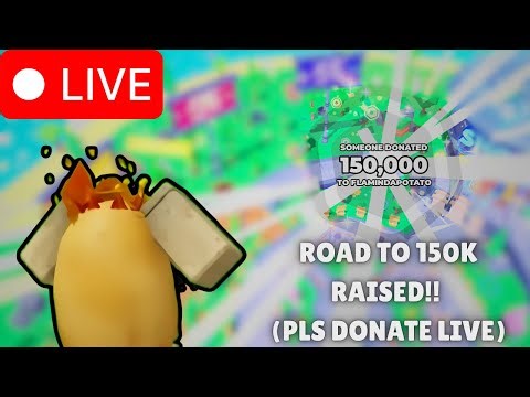 🔴✨ *DAY 10* THE ROAD TO 150,000 ROBUX RAISED! (PLS DONATE LIVE) ✨🔴