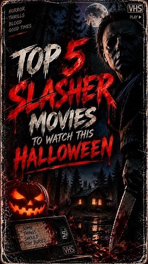 Top 5 slasher movies to watch this Halloween! #horror #horrormovies #halloween #spooky