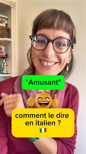 🇮🇹 Tu sais comment traduire “amusant” en italien ? 😉 Découvre la réponse dans la vidéo ! #apprendrelitalien #italienfacile #coursditalien #parleritalien #learnitalian #italiano #italien #italianlanguage | L'atelier dell'italiano