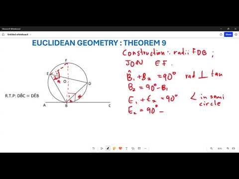 EUCLIDEAN GEOMETRY |THEOREM 9 PROOF