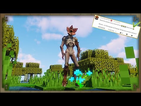 LE VRAI DEMOGORGON DANS MINECRAFT ! (Je me fais ban sur un serve ;-;)