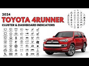 2024 Toyota 4Runner Cluster Display & Dashboard Warning Indicators