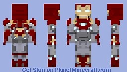 Iron Man Mark 47 - Spider Man: Homecoming Minecraft Skin