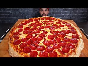 (ASMR) COSTCO XL PIZZA MUKBANG