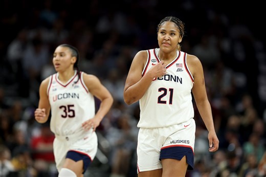 UConn’s Sarah Strong explains ripped jersey in loss to South Carolina