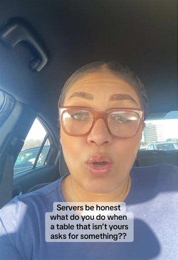 Servers be honest what do you do when a table that isn’t yours asks for something? #servertiktok #serverlife #servertok #millionaireserverclub