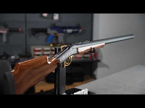 实木金身/中折上膛，软弹也可以很优雅｜MO AW-1P Break-Action Dart Blaster