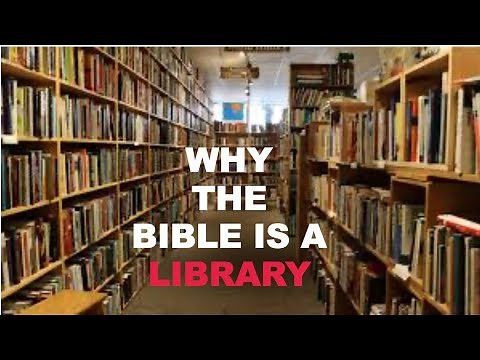 why the bible is a library | why the bible is considered a library of books |